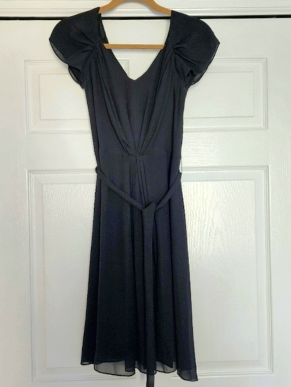 TALBOTS Black 100% silk dress